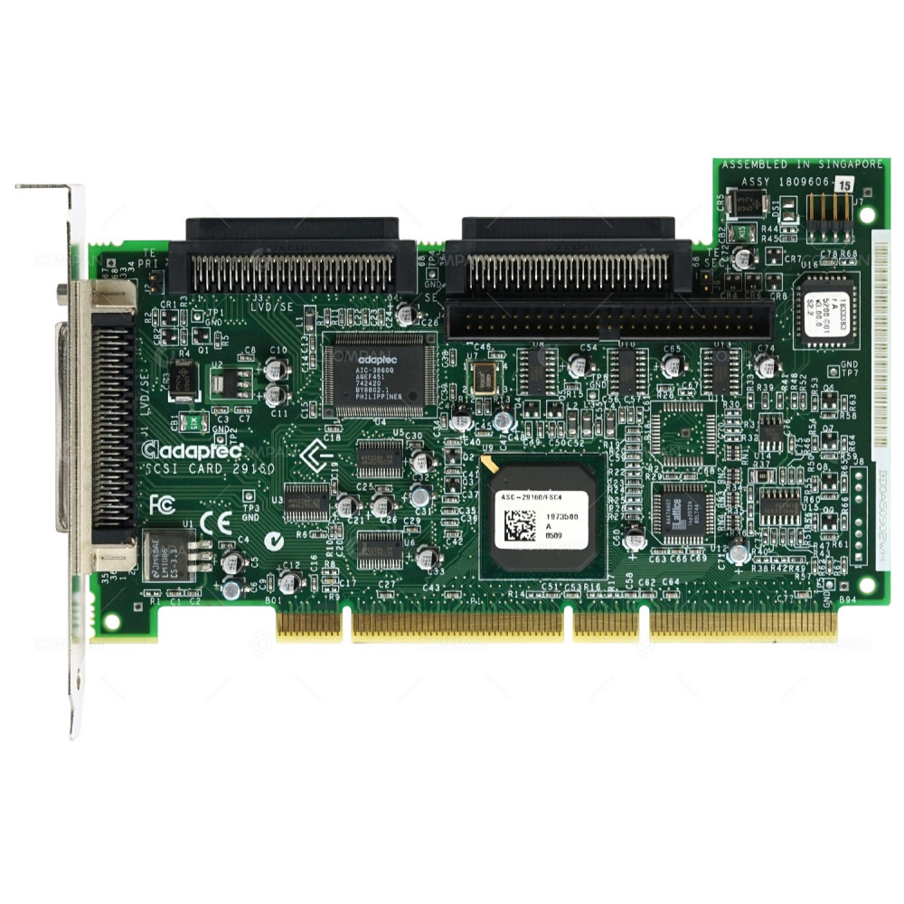 ASC-29160-FSC4 ADAPTEC SINGLE PORT TO DUAL CHANNEL ULTRA160 SCSI PCI-X RAID CONTROLLER
